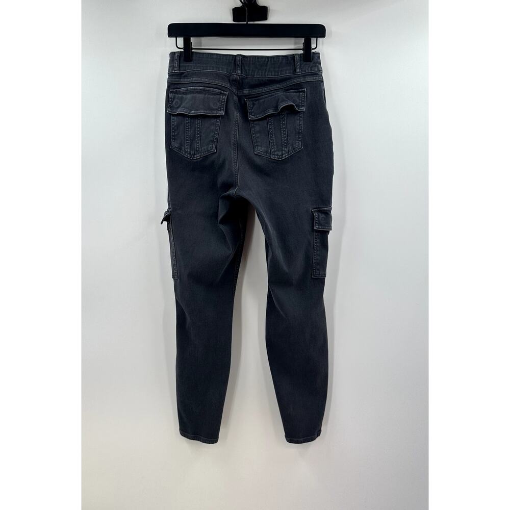 Women's Black Cargo Pants - Picture 6 of 7